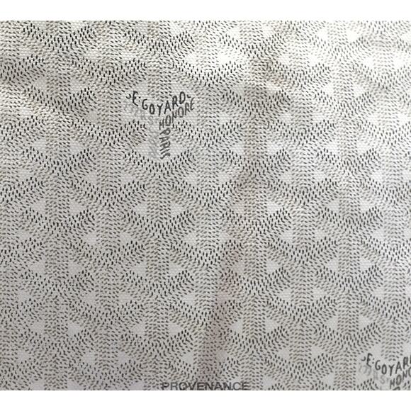 🔴 Goyard St. Louis Tote GM Bag - White Goyardine - Picture 9 of 13